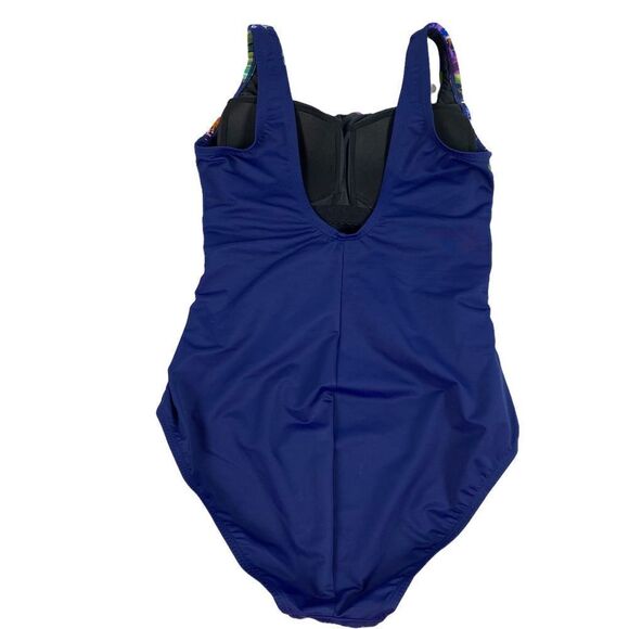 Lands' End one-Piece Tank Style Swimsuit size 8 - Picture 2 of 8